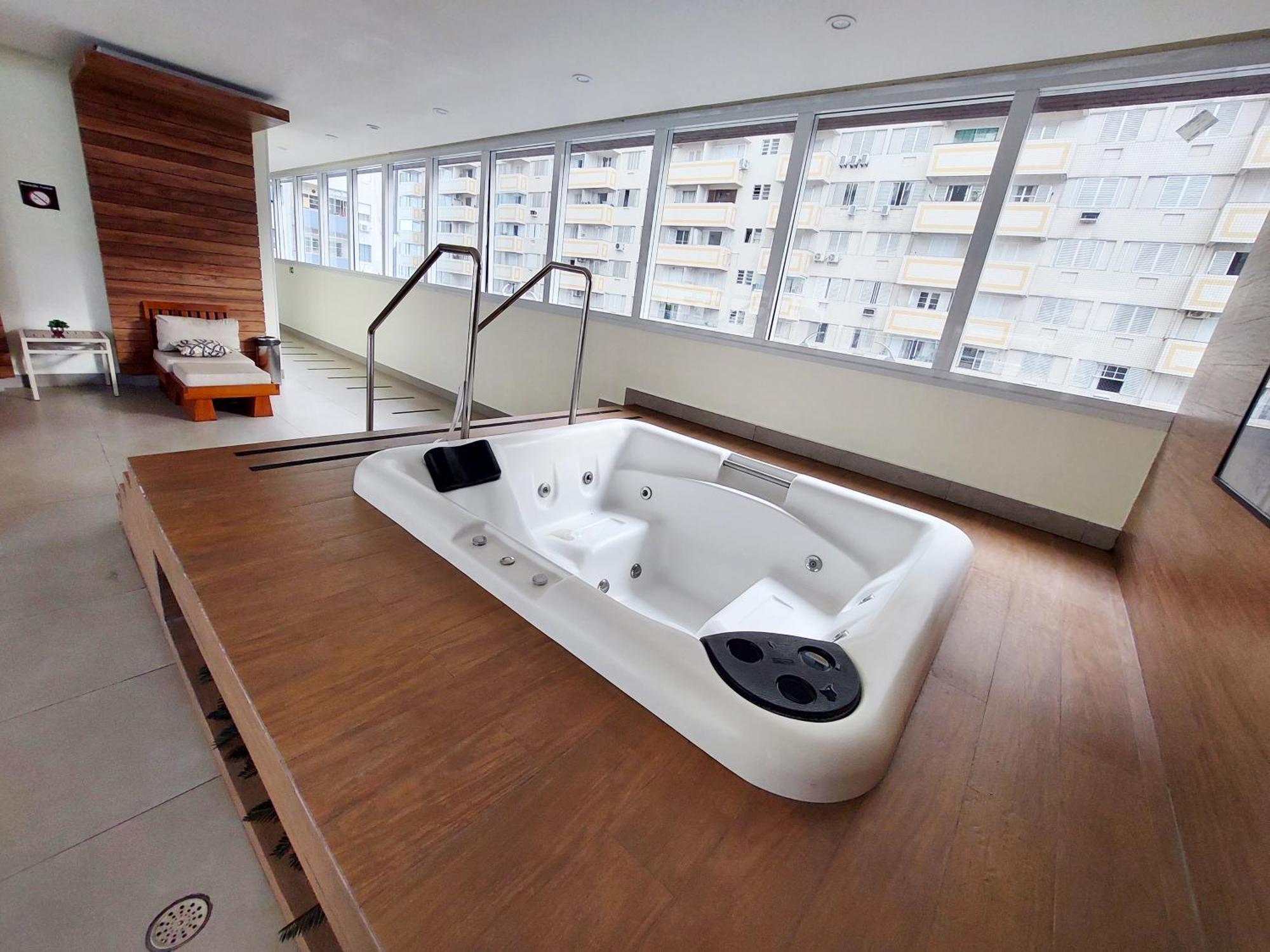 Book Santos - Condominio Unlimited - Apartamento Com Vista Mar E Apartamento Com Vista Piscina Luaran gambar