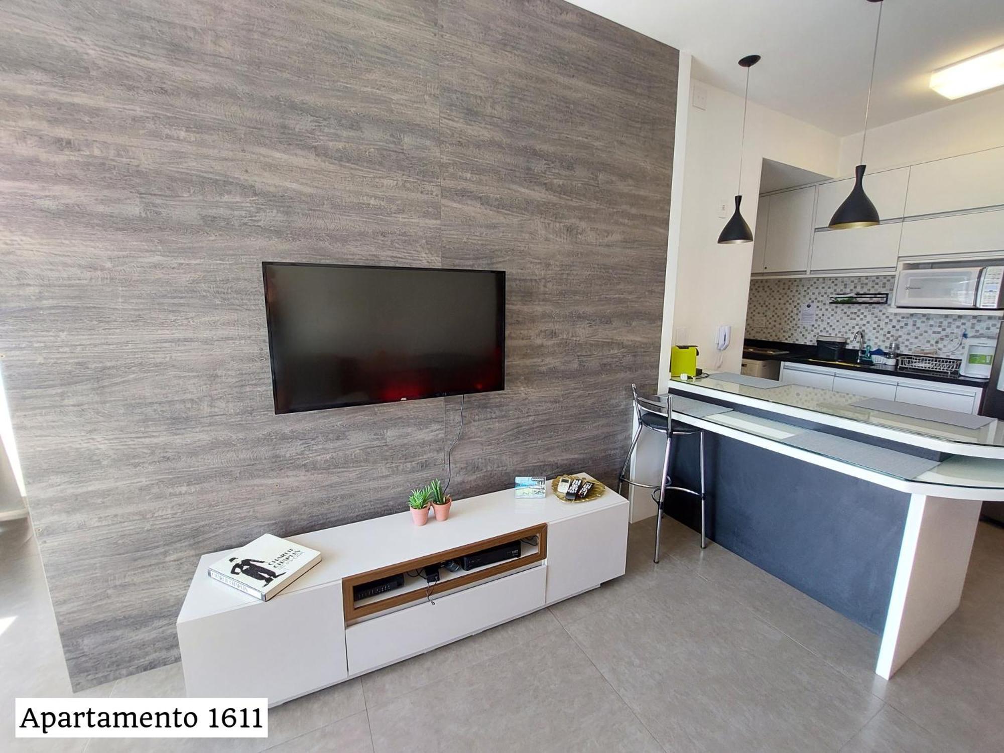 Book Santos - Condominio Unlimited - Apartamento Com Vista Mar E Apartamento Com Vista Piscina Bilik gambar