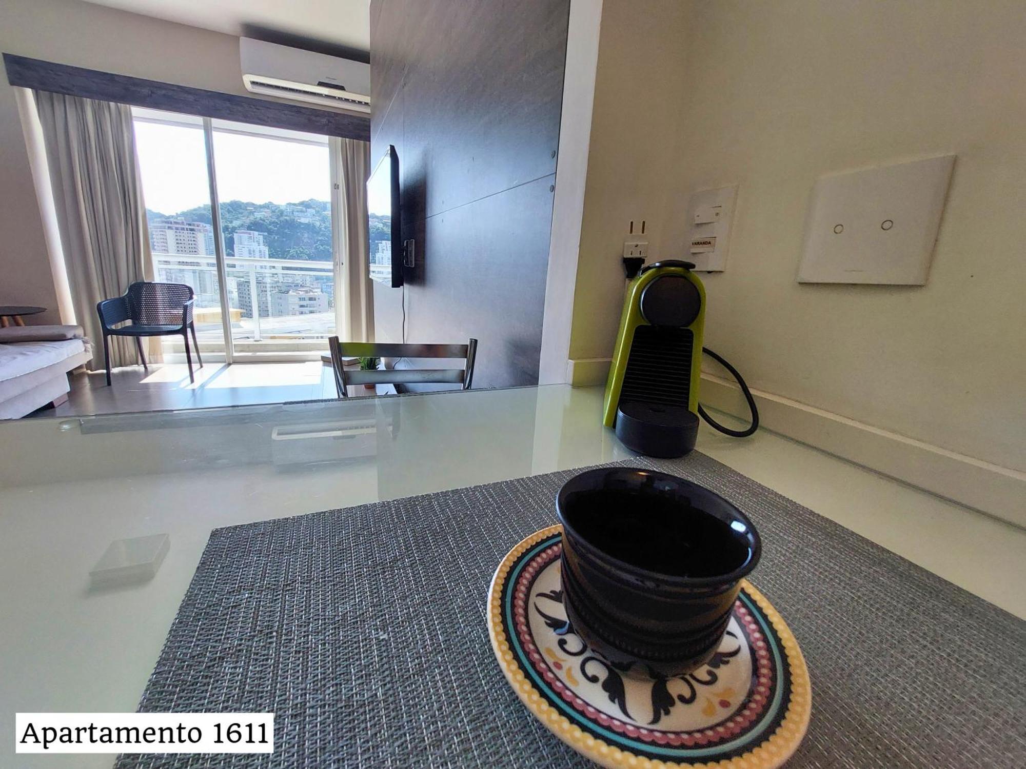 Book Santos - Condominio Unlimited - Apartamento Com Vista Mar E Apartamento Com Vista Piscina Bilik gambar